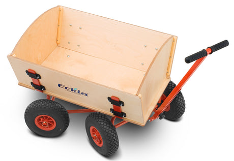 Bollerwagen Eckla Fun Trailer Long Hinterachslenkung pannensichere Bereifung