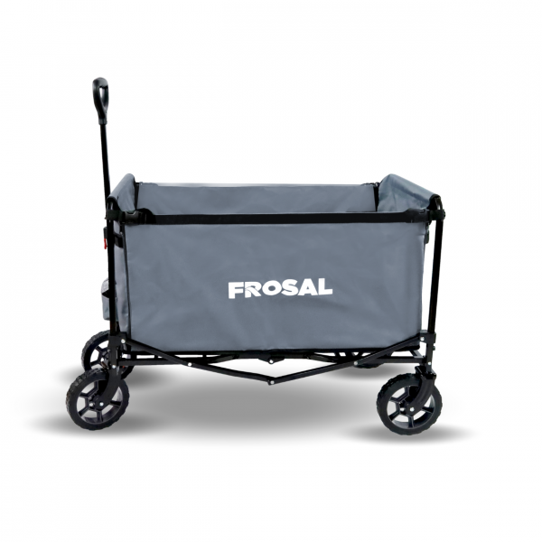 FROSAL Bollerwagen faltbar Bruno grau